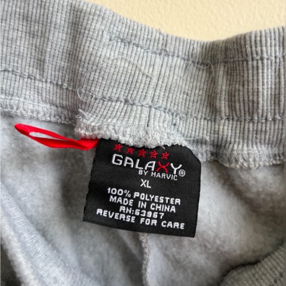 Galaxy by Harvic Mens Grey Jogger Sweatpants XL - Picture 2 of 3